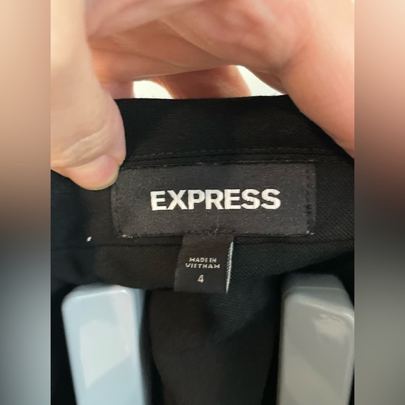 Express Elegant Black Women's Blazer Size 4 - Picture 3 of 7